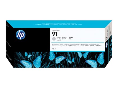 HP 91 Light Gray Standard Yield Ink Cartridge (C9466A)
