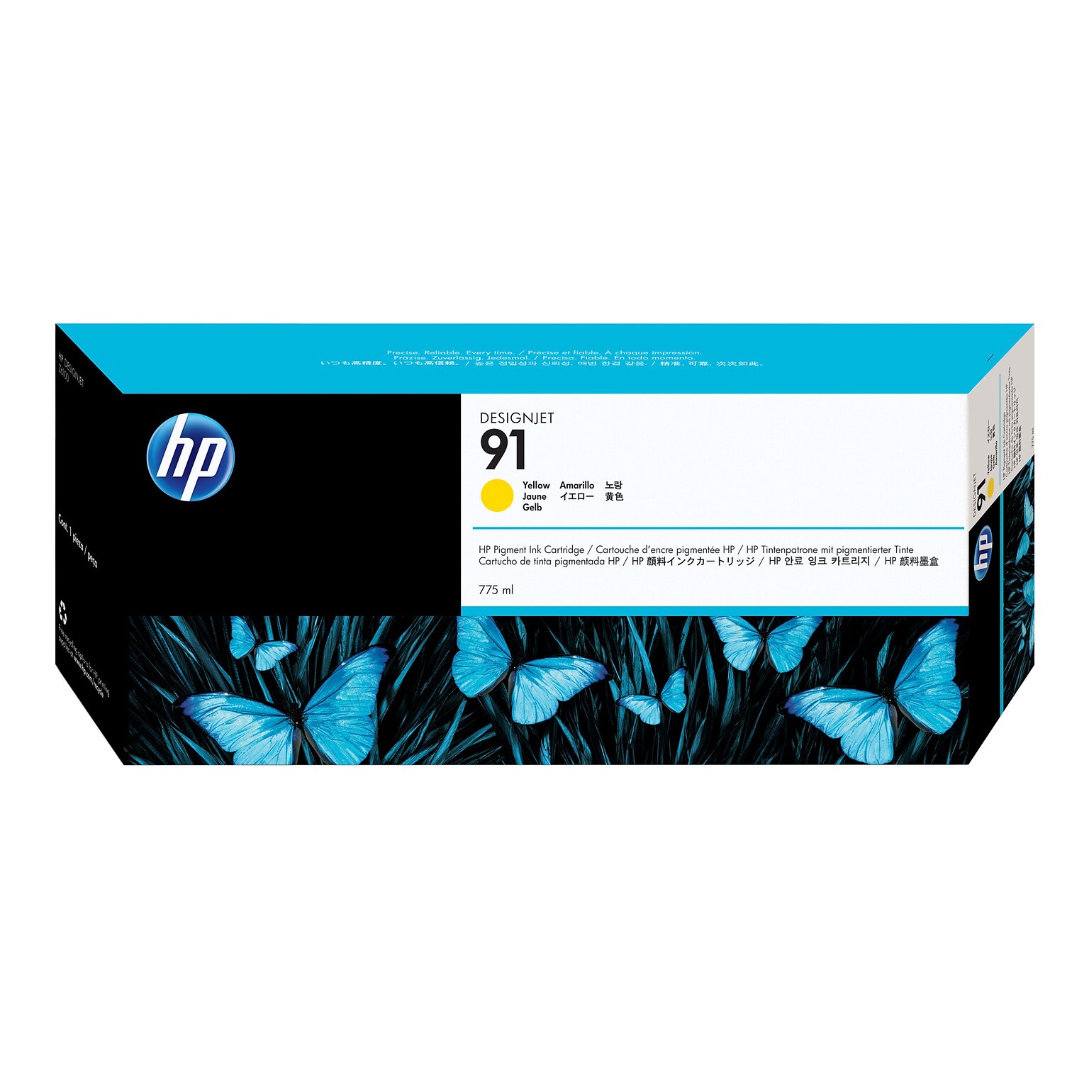 HP 91 Yellow Standard Yield Ink Cartridge (C9469A)