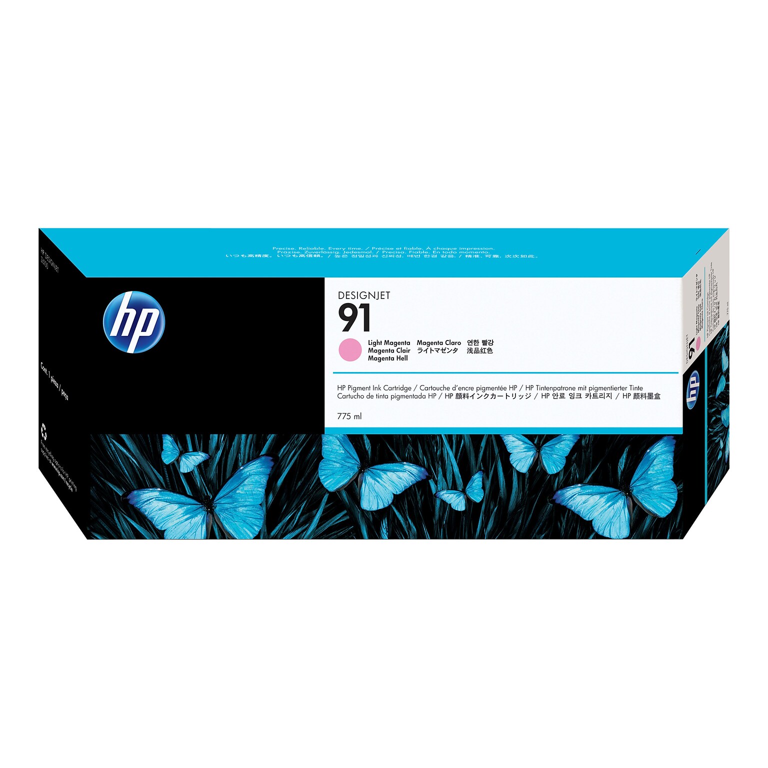 HP 91 Light Magenta Standard Yield Ink Cartridge (C9471A)