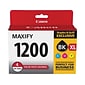 Canon 1200XL Black High Yield/Cyan, Magenta, Yellow Standard Ink Cartridge, 4/Pack (9183B005)