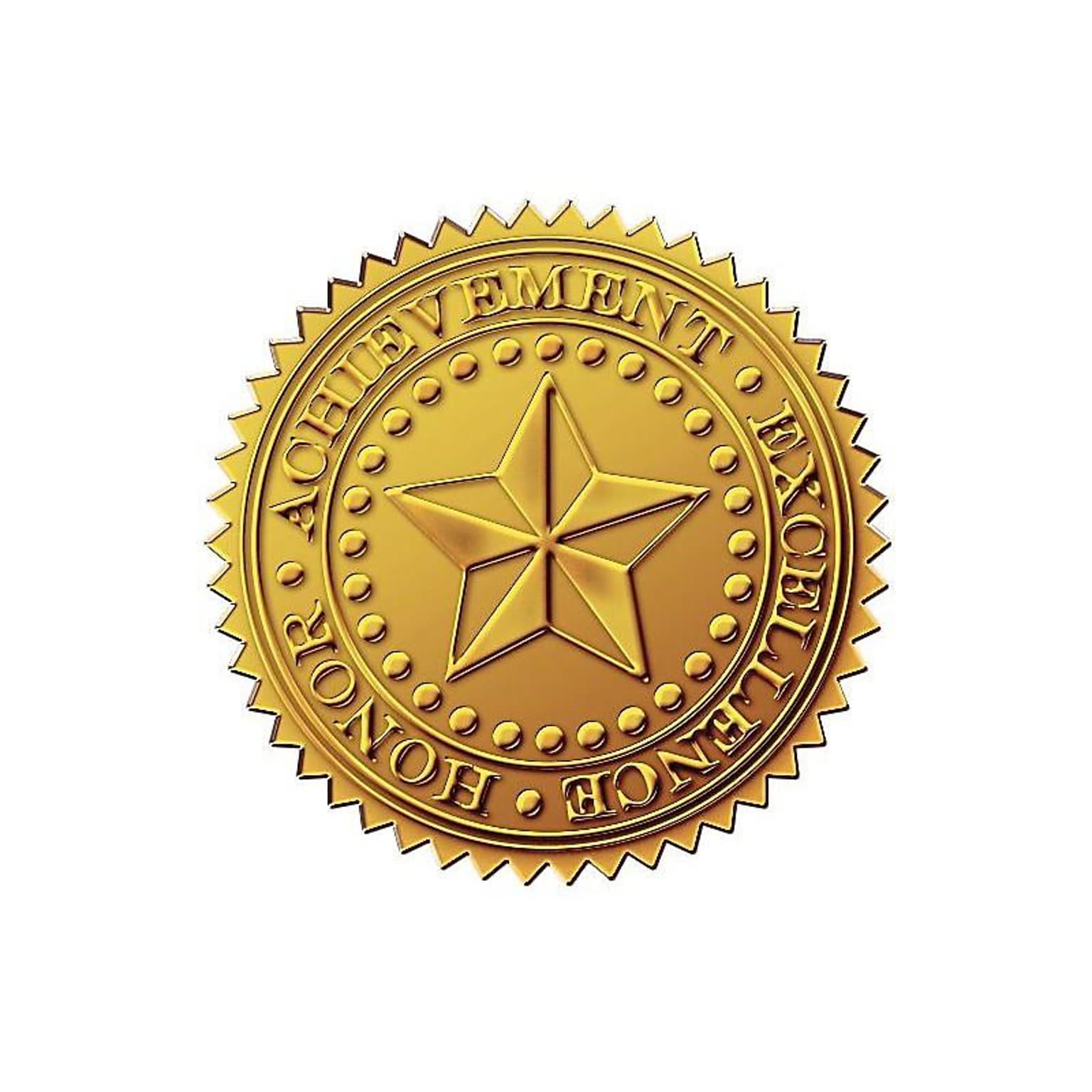 Great Papers Star Seals 1.75, Gold, 96/Pack (903419PK2)