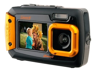 Coleman Duo2 2V9WP 20 Megapixels Point & Shoot Camera, Orange
