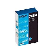Epson T748XL Cyan High Yield Ink Cartridge