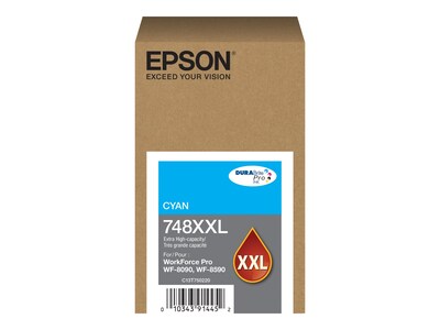 Epson T748XXL Cyan Extra High Yield Ink Cartridge