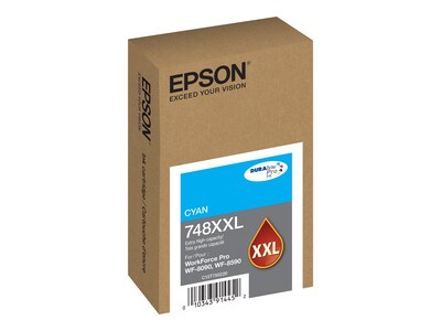 Epson T748XXL Cyan Extra High Yield Ink Cartridge