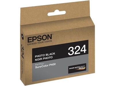 Epson T324 Ultrachrome Photo Black Standard Yield Ink Cartridge (T324120)