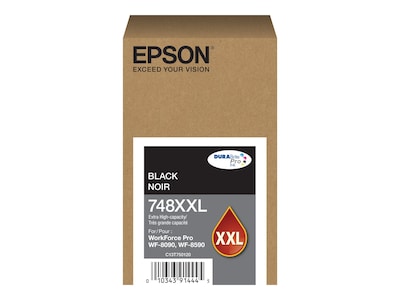 Epson T748XXL Black Extra High Yield Ink Cartridge