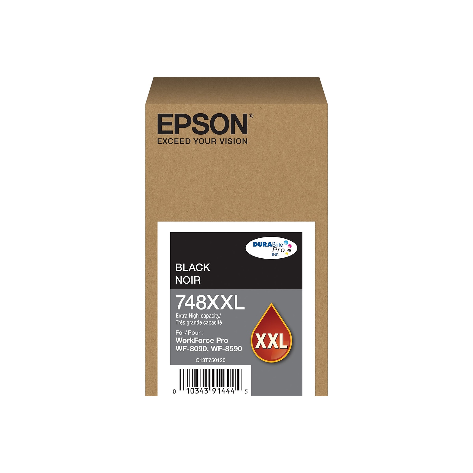 Epson T748XXL Black Extra High Yield Ink Cartridge