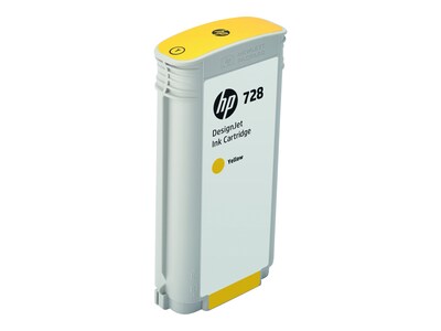HP 728 Yellow Standard Yield Ink Cartridge (F9J65A)