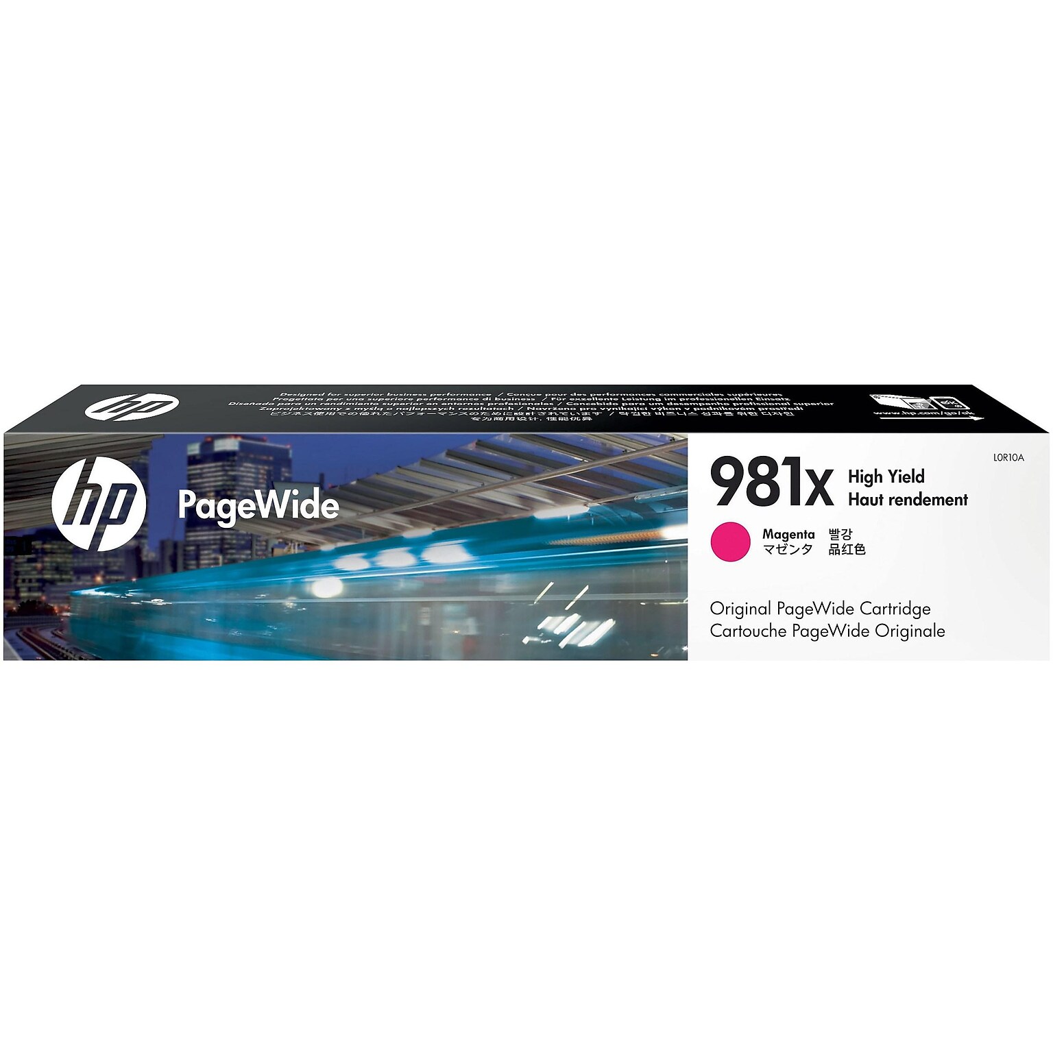 HP 981X Magenta High Yield Ink Cartridge (L0R10A)