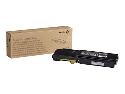 Xerox 106R02746 Yellow High Yield Toner Cartridge, Prints Up to 7,500 Pages