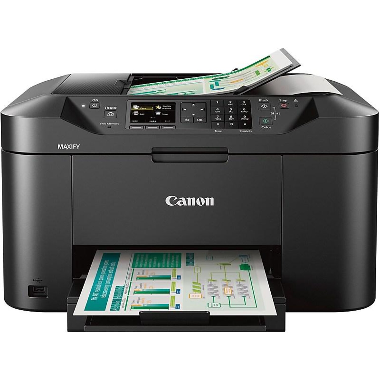 Canon MAXIFY MB2120 Wireless Color Inkjet Printer, All-In-One, Print, Scan, Copy (MB2120)