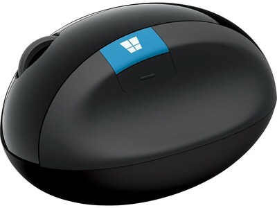 Microsoft Sculpt Ergonomic L6V-00001 Wireless Bluetrack Mouse, Black