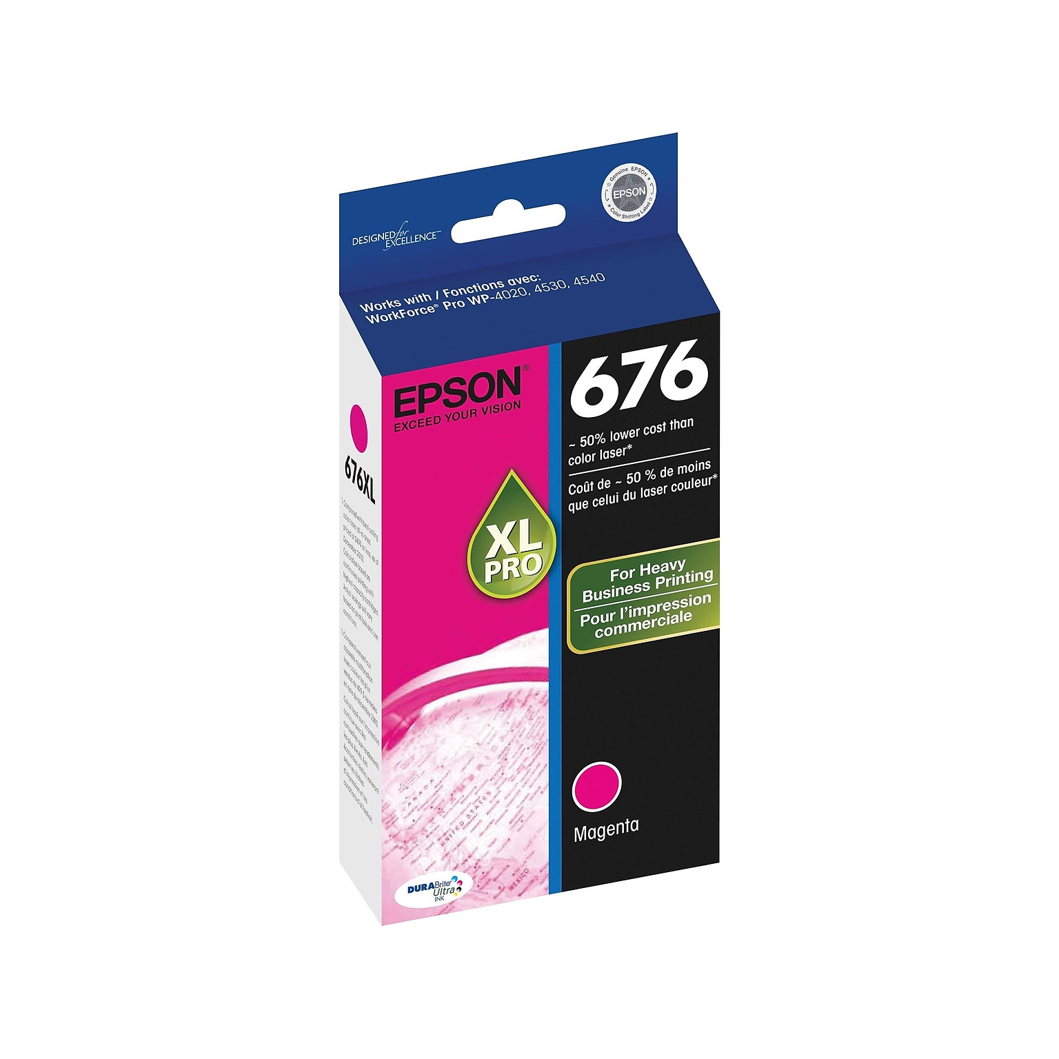 Epson T676XL Magenta High Yield Ink Cartridge