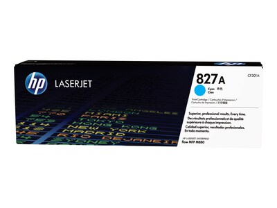 HP 827A Cyan Standard Yield Toner Cartridge (CF301A)