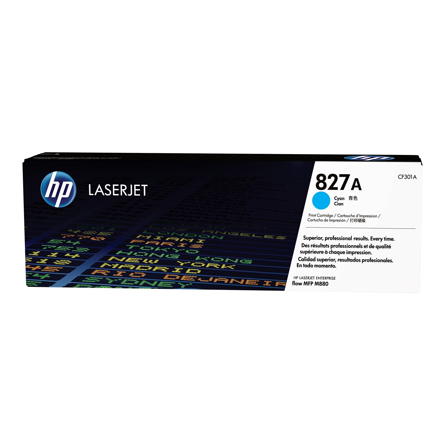 HP 827A Cyan Standard Yield Toner Cartridge (CF301A)