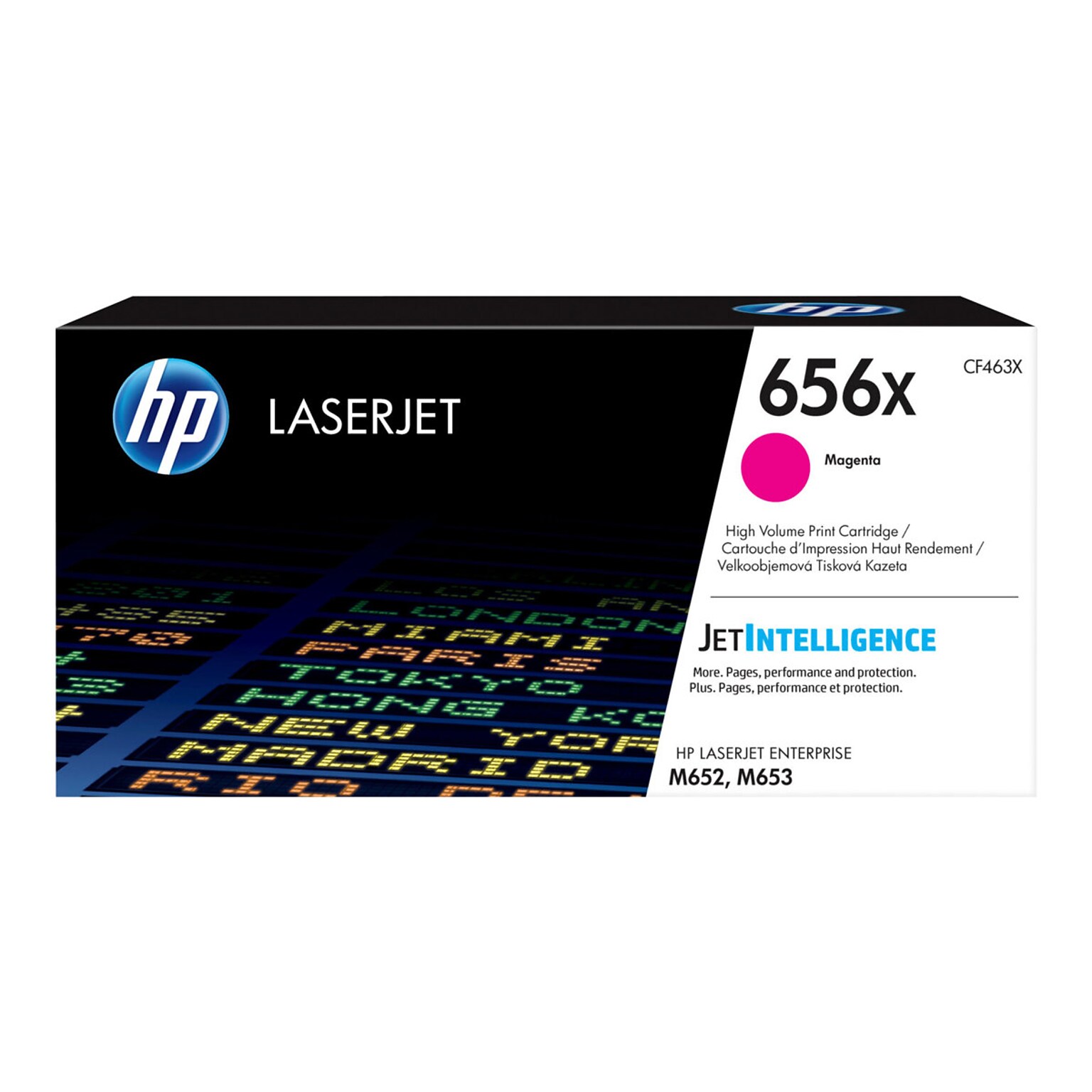 HP 656X Magenta High Yield Toner Cartridge (CF463X)