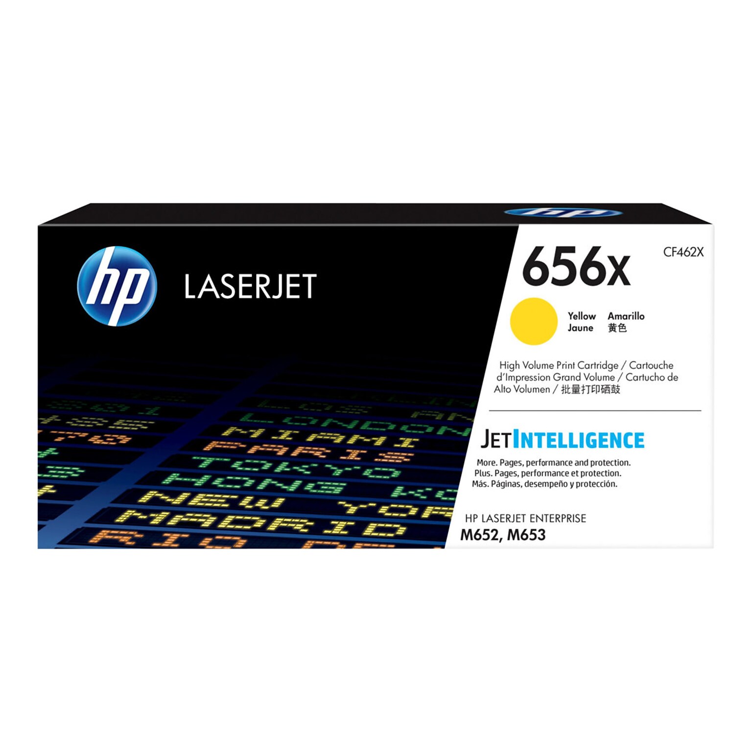 HP 656X Yellow High Yield Toner Cartridge (CF462X)