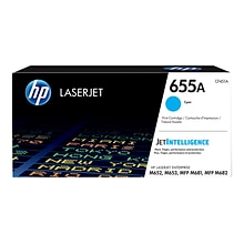 HP 655A Cyan Standard Yield Toner Cartridge   (CF451A)