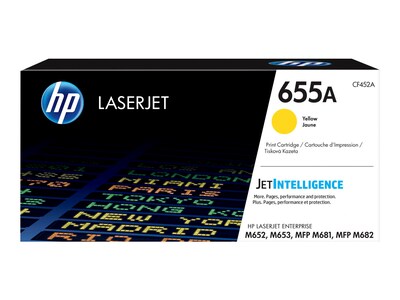 HP 655A Yellow Standard Yield Toner Cartridge   (CF452A)