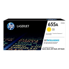 HP 655A Yellow Standard Yield Toner Cartridge   (CF452A)