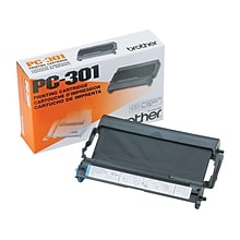 Brother PC-301 Black Standard Yield Fax Cartridge, Prints Up to 250 Pages (BRTPC301)