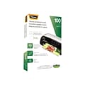 Fellowes Thermal Laminating Pouches, Letter Size, 5 Mil, 100/Pack (5743501)