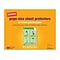 Staples Sheet Protectors for 3-Hole Punched Paper , Clear, 50/Box (15943-CC)