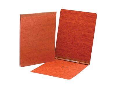 Smead Premium Pressboard 2-Prong Report Cover, Letter Size, Red (81724)