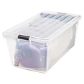 IRIS 91 Qt. Storage Box, Clear (CB-80)