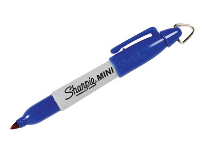 Sharpie Mini Permanent Markers, Fine Tip, Assorted, 4/Pack (35113)