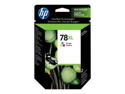 HP 78XL Tri-Color High Yield Ink Cartridge (C6578AN#140)