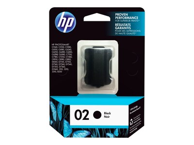 HP 02 Black Standard Yield Ink Cartridge (C8721WN#140)