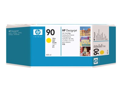 HP 90 Yellow Standard Yield Ink Cartridge (C5065A)