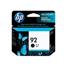 HP 92 Black Standard Yield Ink Cartridge   (C9362WN#140)