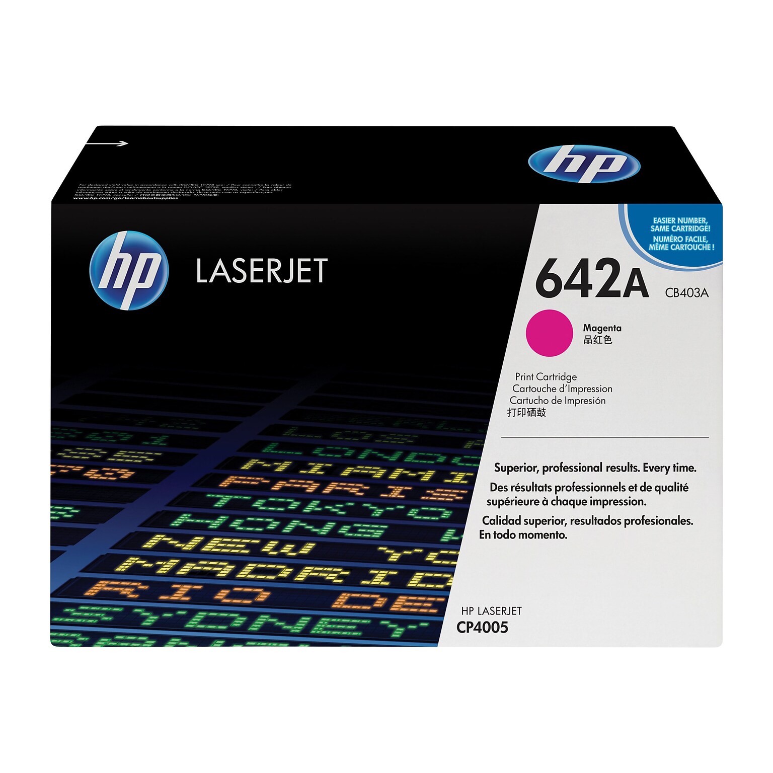 HP 642A Magenta Standard Yield Toner Cartridge (CB403A)