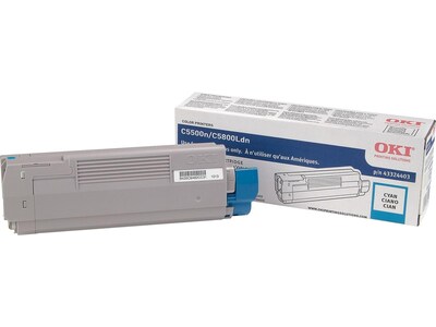 OKI 1107182 Cyan High Yield Toner Cartridge