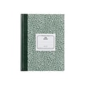 National Brand Laboratory 1-Subject Computation Notebooks, 7.88 x 10.13, Quad, 96 Sheets, Green (5