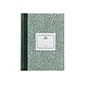 National Brand Laboratory 1-Subject Computation Notebooks, 7.88" x 10.13", Quad, 96 Sheets, Green (53110)