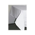 Tatco 108W x 54D Solid Table Covers White 20/Carton (31108)