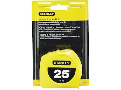 Stanley 25 Tape Measure, Polymer (30455)