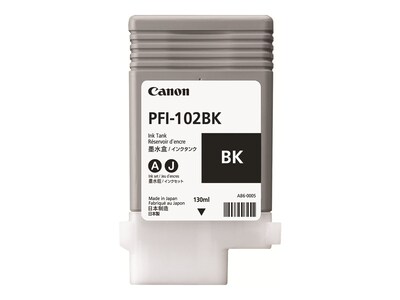 Canon PFI-102 Black Standard Yield Ink Cartridge (0895B001AA)