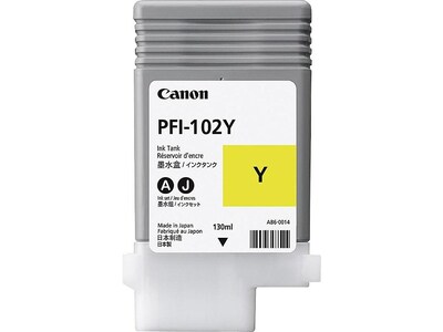 Canon PFI-102 Yellow Standard Yield Ink Cartridge (0898B001)