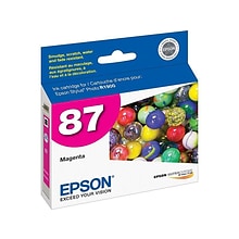 Epson T87 Ultrachrome Magenta Standard Yield Ink Cartridge