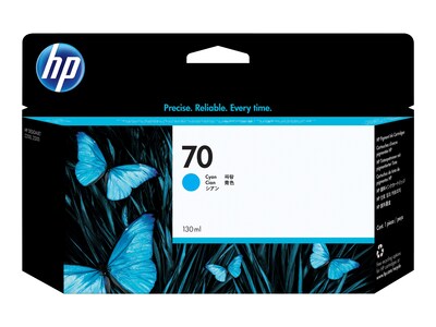 HP 70 Cyan Standard Yield Ink Cartridge (C9452A)