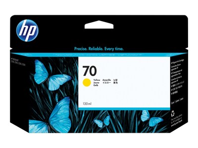 HP 70 Yellow Standard Yield Ink Cartridge (C9454A)