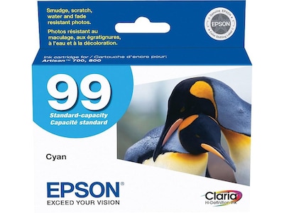Epson T99 Cyan Standard Yield Ink Cartridge  (T099220-S)