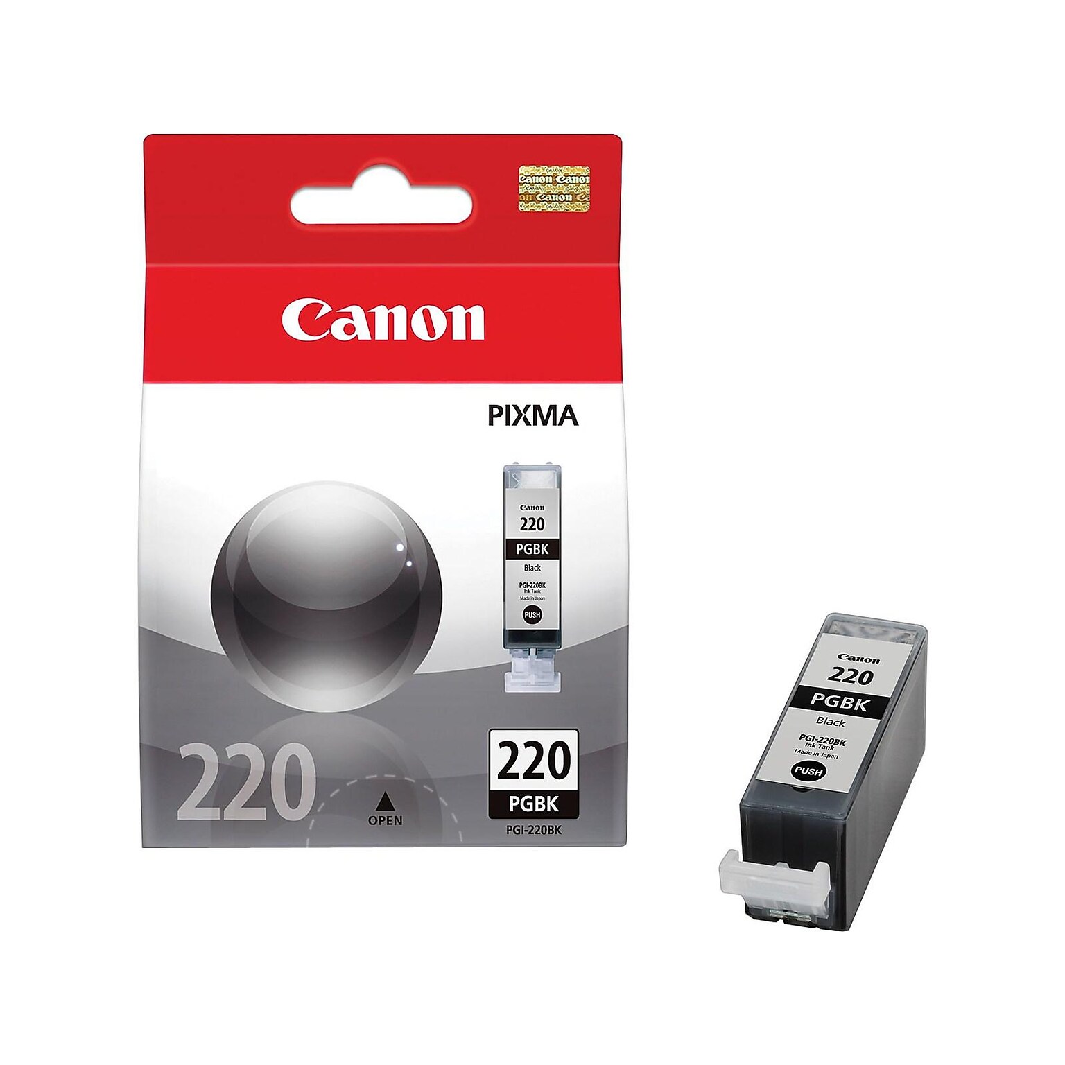 Canon 220 Pigment Black Standard Yield Ink Cartridge   (2945B001)