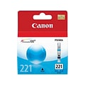 Canon 221 Cyan Standard Yield Ink Cartridge (2947B001)