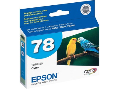 Epson T78 Cyan Standard Yield Ink Cartridge